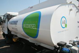 Sydney biodiesel supply tanker