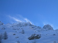  Snow blowing off the peak