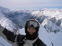  View from the top section of Les Grands Montets (Charles)