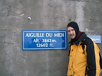  Aiguille du Midi - 3842m - right next to Mont-Blanc (4810m) - Mark