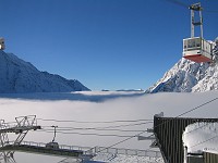  The final day at Brevent - Cloud at 1970m. Photo altitude 1980m