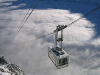  The final day at Brevent - Cloud at 2000m. Photo altitude 2500m
