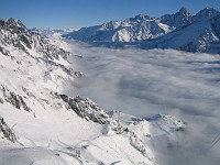  The final day at Brevent - Cloud at 2000m. Photo altitude 2500m