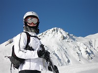  Lynn on the slopes