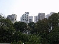  There are very few places where these massive high-rise apartment blocks are not visible