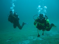  Steve and Liz doing quite well in their dry suits